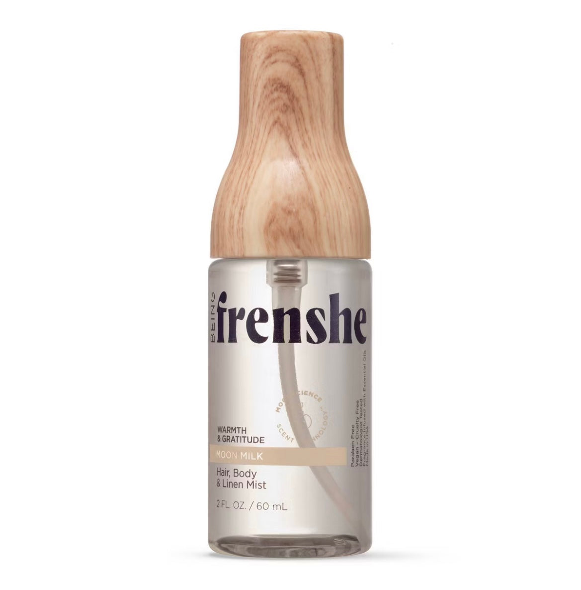 Being Frenshe Mini Hair Body & Linen Mist - Moon Milk - 2 fl oz