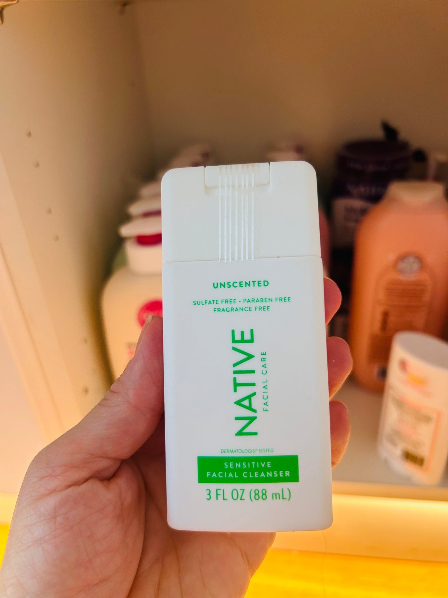 Native Facial Cleanser Unscented In Stock Now