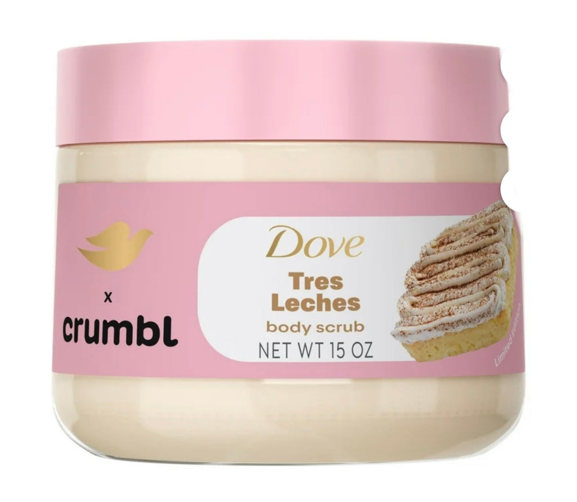 Dove Crumbl Tres Leches Scrub, 15oz