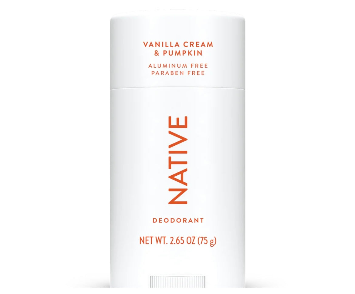 Vanilla Cream & Pumpkin Deodorant by Native