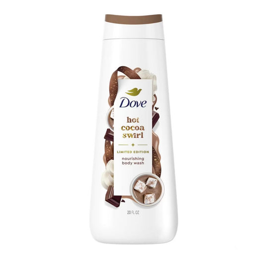 Hot Cocoa and Swirl Dove Body Wash