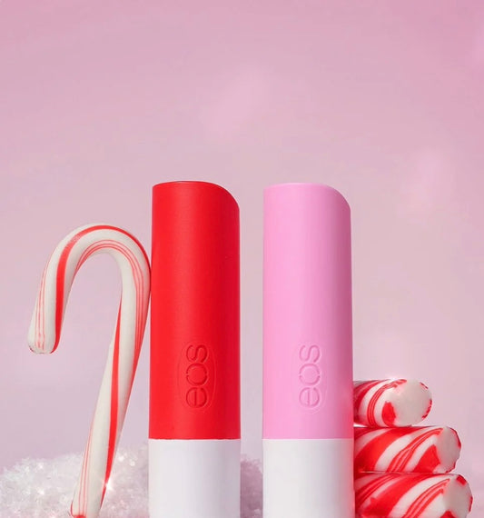 Candy Cane Swirl & Peppermint Twist eos Lip Balm 2 set