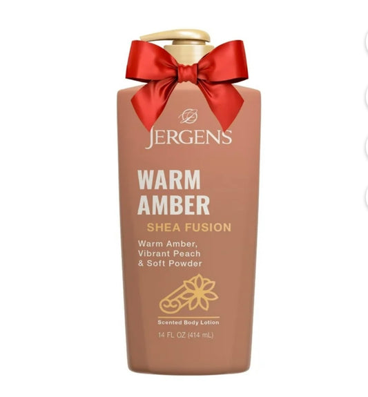 Jergens Shea Fusion Warm Amber Scented Body Lotion