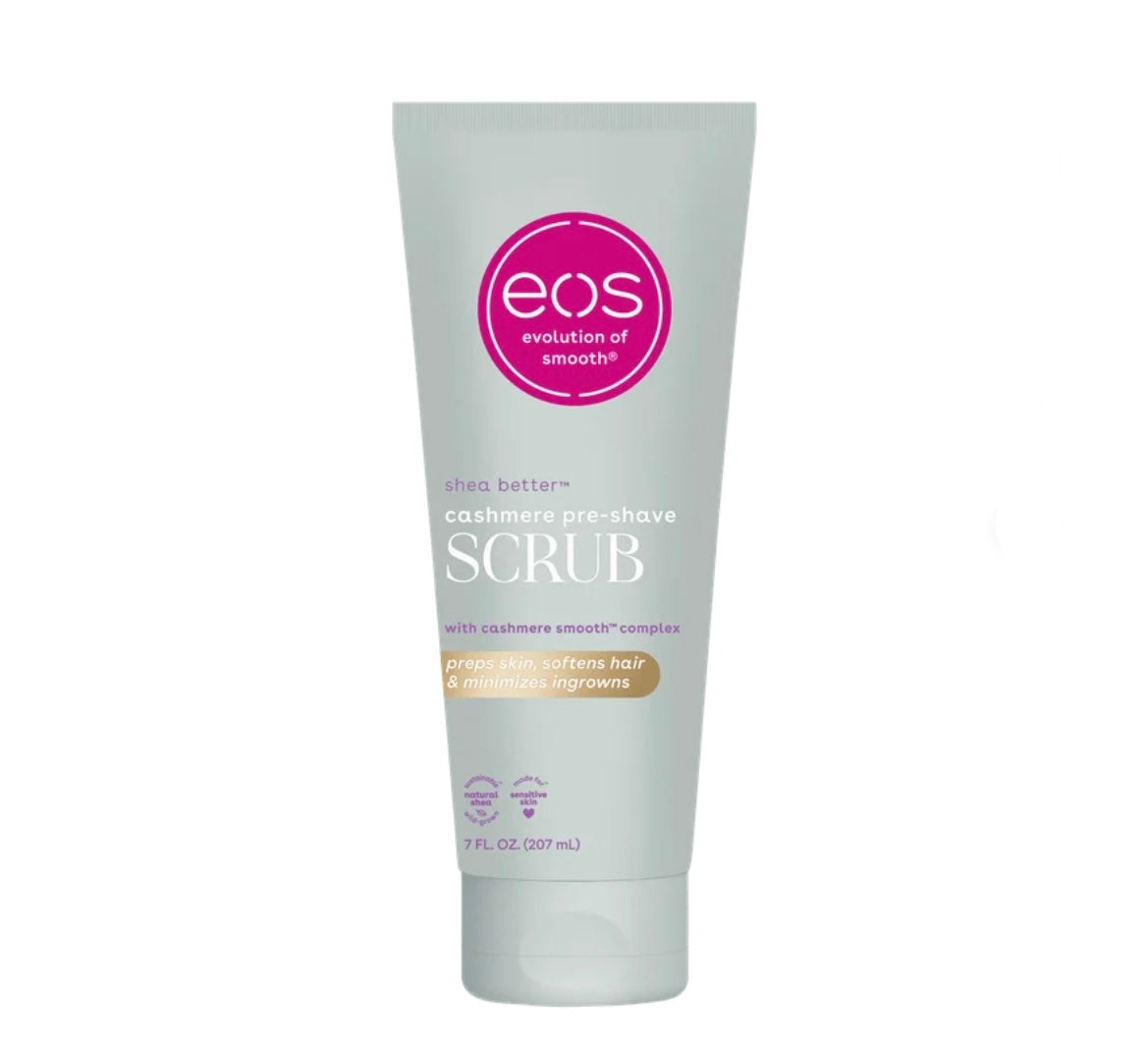 Eos Cashmere Skin Collection- Pre-Shave Body Scrub, Vanilla Cashmere