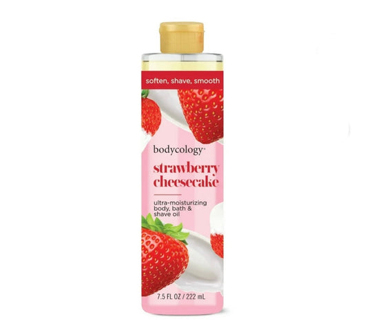 Bodycology Strawberry Cheesecake Cream Body, Bath & Shave Oil