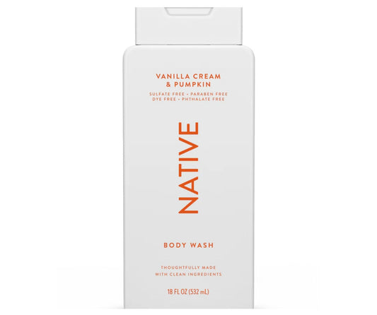 Vanilla Cream & Pumpkin Body Wash by Native