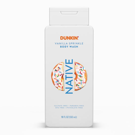 Dunkin Vanilla Sprinkle Body Wash by Native