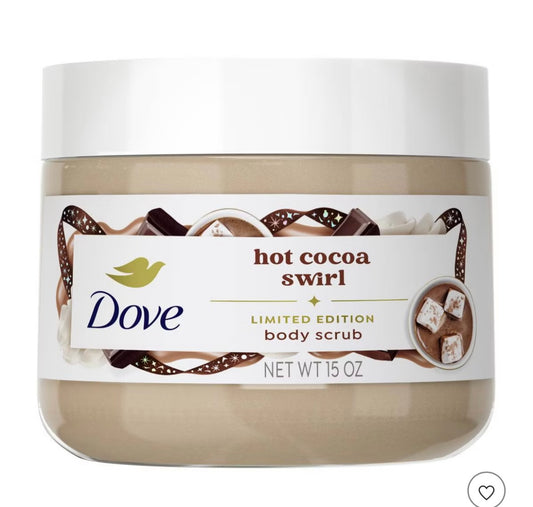 Hot Cocoa Swirl Dove Scrub