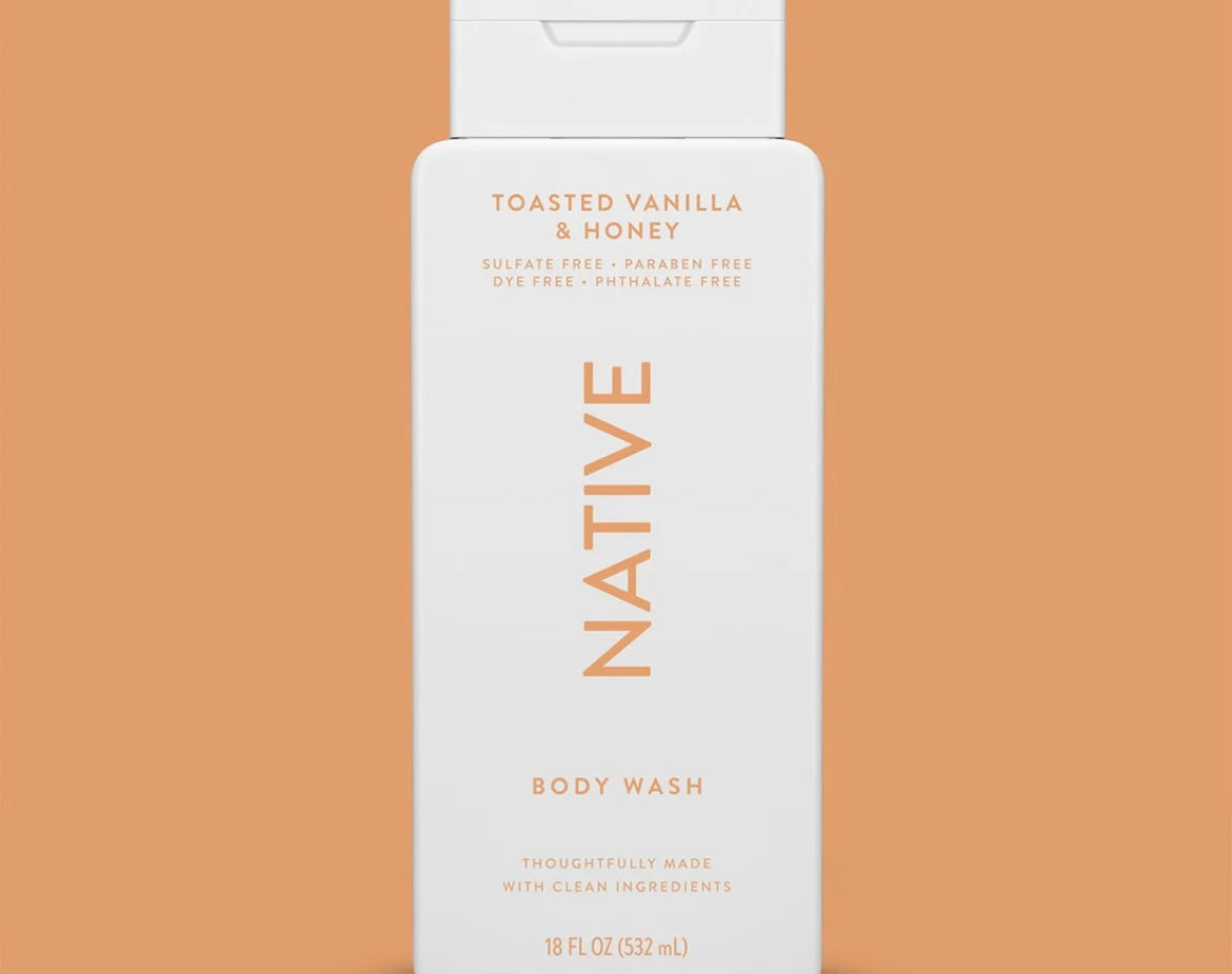 Toasted Vanilla & Honey Body Wash by Native