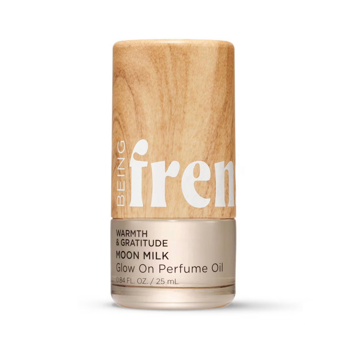 Being Frenshe Glow On Roll On Fragrance with Essential Oils Moon Milk 0.84 fl oz
