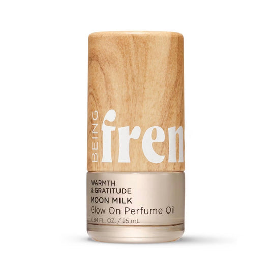 Being Frenshe Glow On Roll On Fragrance with Essential Oils Moon Milk 0.84 fl oz