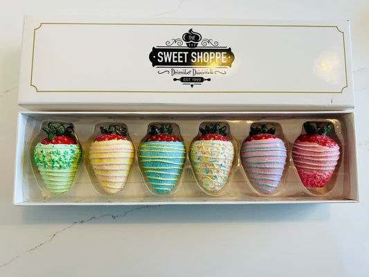 Sweet Strawberry Hanging Ornament Set In Stock Now