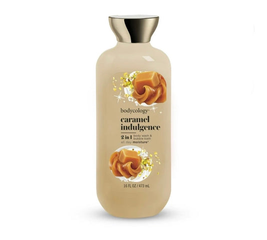 Bodycology Caramel Indulgence 2in1 Body Wash & Bubblebath 16oz