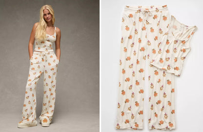 American Eagle Pumpkin Bear PJ Set