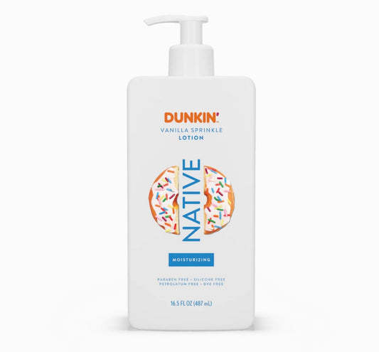 Dunkin Vanilla Sprinkle Body Lotion by Native