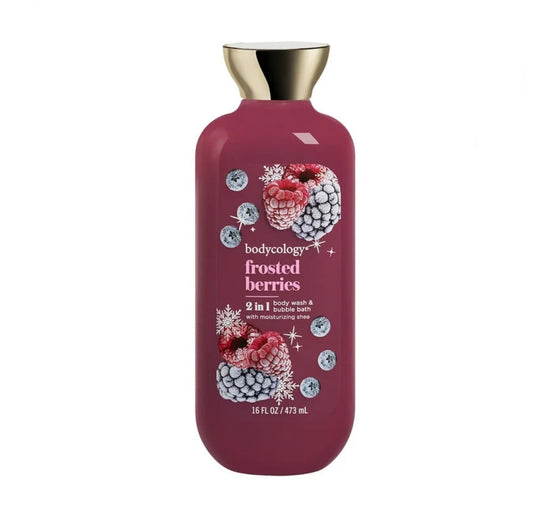 Bodycology Frosted Berries 2in1 Body Wash & Bubblebath 16oz