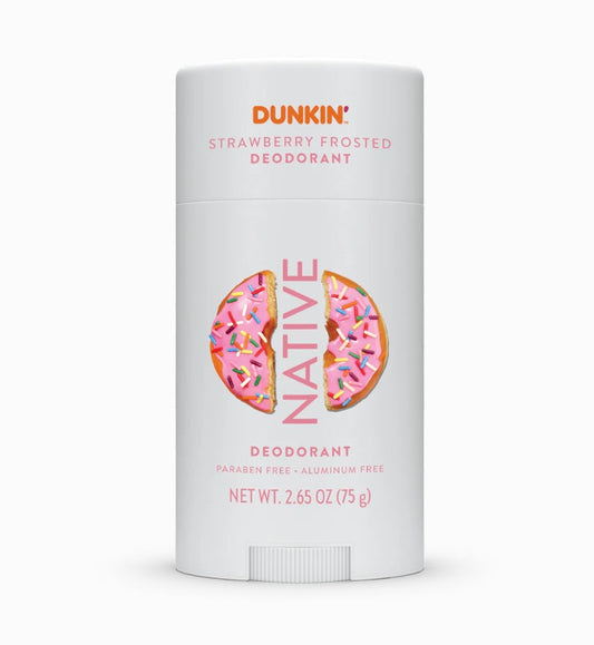 Dunkin Strawberry Frosted Deodorant by Native