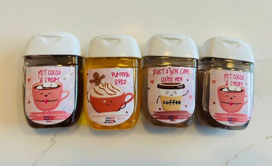 Set of 4 Hand Sanitizers by American Seasonal Home & Best of Scents In Stock Now