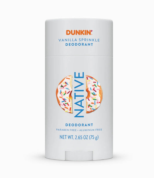 Dunkin Vanilla Sprinkle Deodorant by Native