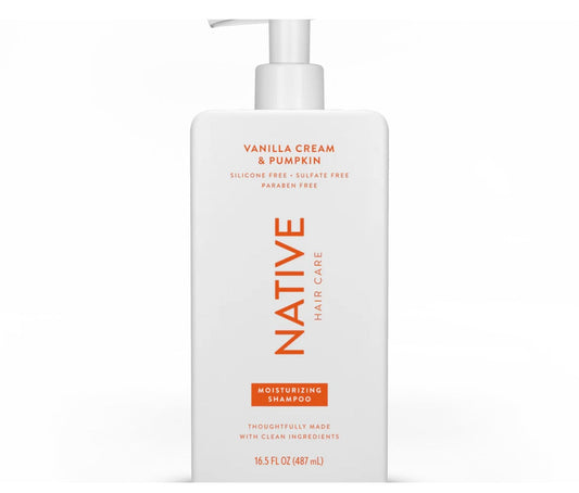 Vanilla Cream & Pumpkin Shampoo by Native