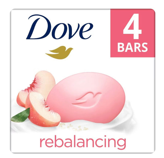 Dove Beauty Peach Bar Soap - 4ct