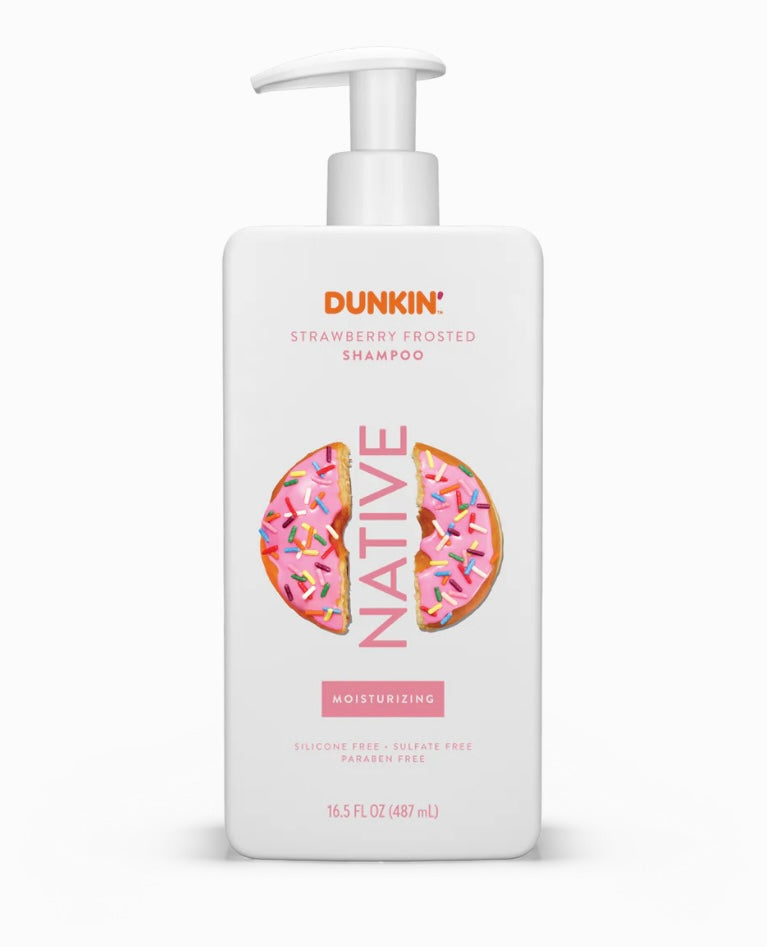Dunkin Strawberry Frosted Shampoo by Native