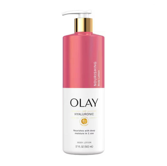 Olay Nourishing + Hyaluronic Acid 17oz Lotion Pump