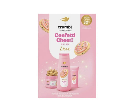 Dove Crumbl Confetti Cake Gift Set