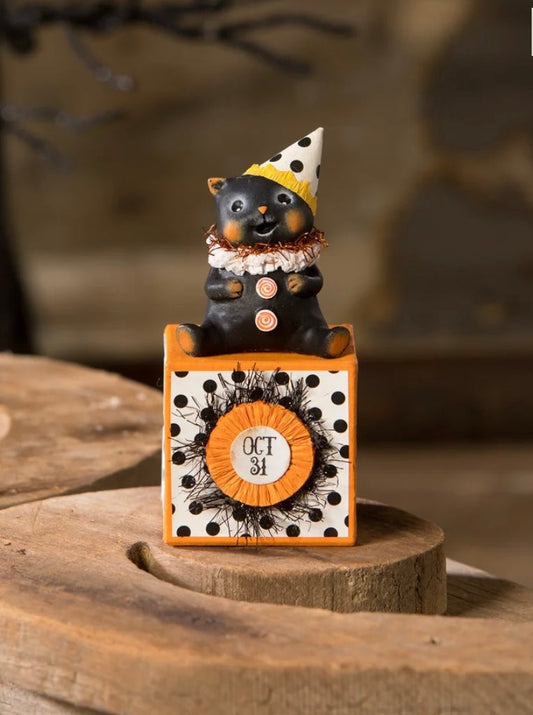 Party Kitty on Block by Bethany Lowe In stock Now